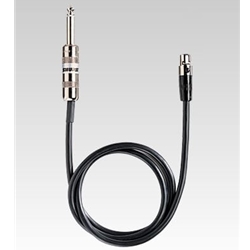 Shure WA302 Wireless 2.5' TA4F 1/4" Guitar Cable