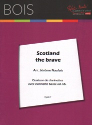 Scotland the Brave - Clarinet Quartet (or Quintet)