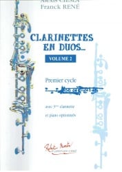 Clarinettes en Duos, Vol. 2 - Clarinet Duet and Piano