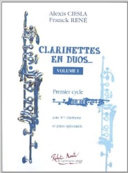 Clarinettes en Duos, Vol. 1 - Clarinet Duet and Piano
