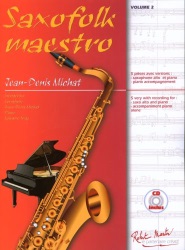 Saxofolk Maestro (Bk/CD) - Alto Sax and Piano