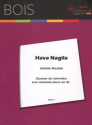Hava Nagila - Clarinet Quartet (or Quintet)