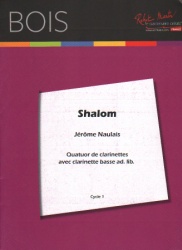 Shalom - Clarinet Quartet (or Quintet)