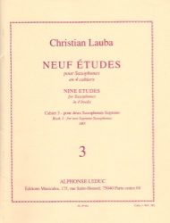 9 Etudes, Volume 3 - Sax Duet SS