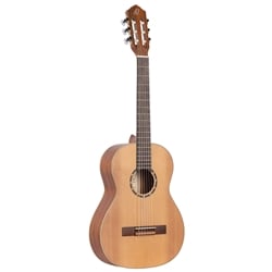 Ortega R122-3/4 Cedar/Mahogany 3/4 Size Classical Guitar with Gig Bag