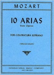 Mozart : 10 Arias from Operas for Coloratura Soprano