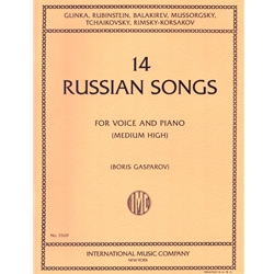 14 Russian Songs - Medium High Voice and Piano