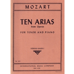 10 Arias - Tenor Voice and Piano