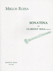 Sonatina, Op. 27 - Clarinet Unaccompanied