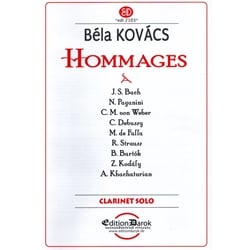 Hommages - Clarinet Unaccompanied