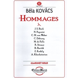 Hommages - Clarinet Unaccompanied