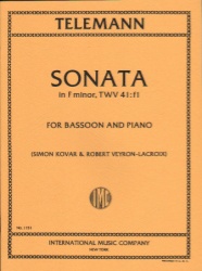 Sonata in F Minor TWV 41:f1 - Bassoon and Piano