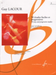 50 Easy and Progressive Etudes, Vol. 2: 26-50 - Saxophone