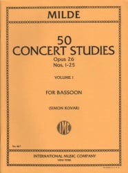 50 Concert Studies Op. 26, Vol. 1 - Bassoon