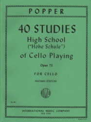 High School of Cello Playing, Op. 73 - Cello Solo