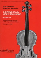 Contemporary Violin Technique, Vol. 1 - Violin