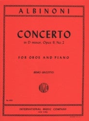 Concerto in D Minor Op. 9 No. 2 - Oboe and Piano
