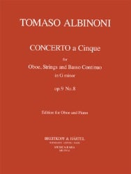 Concerto in G Minor Op. 9 No. 8 - Oboe and Piano