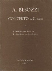 Concerto in G Major - Oboe, Strings and Basso Continuo (Score and Parts)