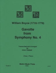 Gavotte from Symphony No. 4 - Oboe and Piano