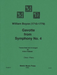 Gavotte from Symphony No. 4 - Oboe and Piano