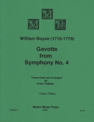 Gavotte from Symphony No. 4 - Oboe and Piano