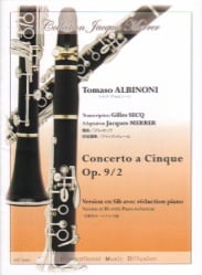 Concerto, Op. 9, No. 2 - Clarinet and Piano