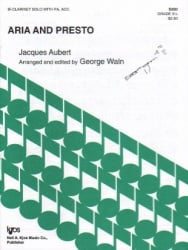 Aria and Presto - Clarinet and Piano