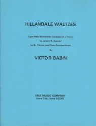 Hillandale Waltzes - Clarinet and Piano