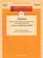 Arioso from Concerto for Hapsichord (Bk/CD) - Clarinet and Piano