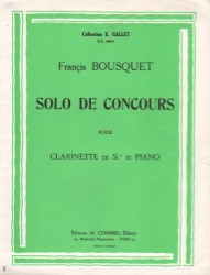 Solo de Concours - Clarinet and Piano