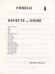 Gavotte and Gigue - Oboe (or Flute or Violin) and Piano