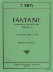 Fantaisie on Popular French Themes Op. 31 - Oboe and Piano