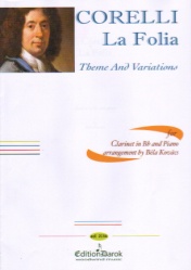 La Folia Theme and Variations - Clarinet and Piano