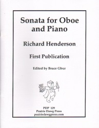 Sonata - Oboe and Piano