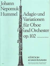 Adagio and Theme with Variations Op. 102 - Oboe and Piano