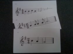 Melodic Flashcards for Recorder