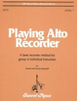 Playing Alto Recorder
