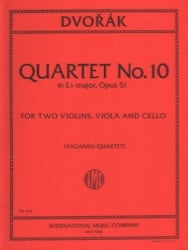 Quartet No. 10 in E-flat major, Op. 51 - String Quartet (Set of Parts)