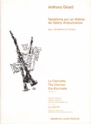 Variations on a Theme by Arzoumanov - Clarinet and Piano