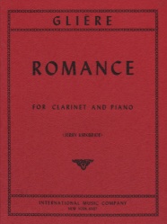 Romance, Op. 35, No. 6 - Clarinet and Piano