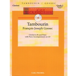 Tambourin - Clarinet and Piano