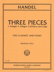 3 Pieces - Clarinet and Piano