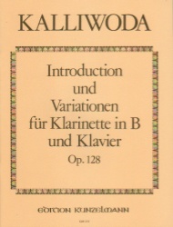 Introduction and Variations, Op. 128 - Clarinet and Piano