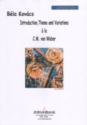 Introduction, Theme and Variations a la C. M. von Weber - Clarinet and Piano