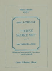 3 Score Set, Op. 46 - Clarinet and Piano