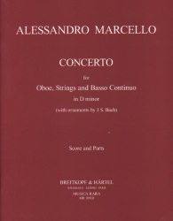Concerto in D Minor - Oboe and String Orchestra (Score and Parts)