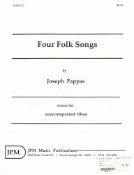 4 Folk Songs - Oboe Unaccompanied