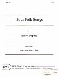 4 Folk Songs - Oboe Unaccompanied