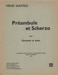 Preamble and Scherzo - Clarinet and Piano
